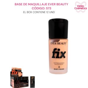 BASE DE MAQUILLAJE EVER BEAUTY CÓDIGO: 573