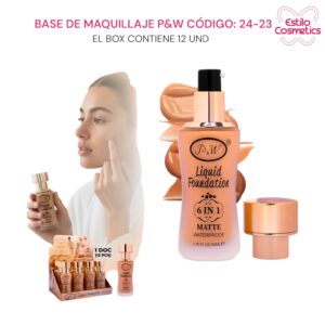 BASE DE MAQUILLAJE P&W 24-23