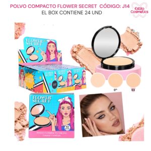 POLVO COMPACTO FLOWER SECRET CÓDIGO: J14
