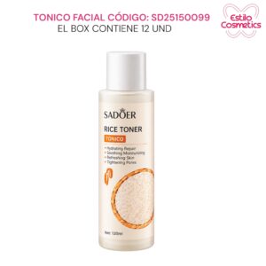 TONICO FACIAL SADOER CODIGO: SD25099